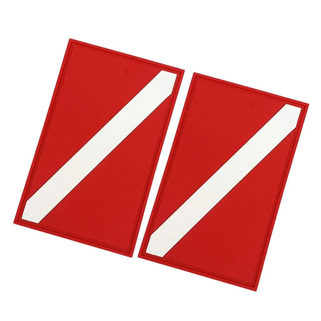 🏊‍♂️ Show Your Diver Pride with Our 2-Pack Dive Flag Patch! 🌊