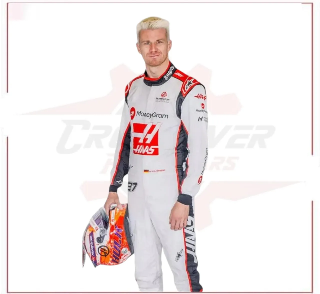 2023 Nico Hulkenberg Haas F1 Race Suits - Las Vegas
