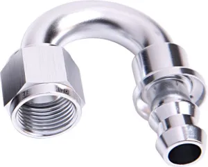 400 Series Push Lock 180° Hose End -6AN AF406-06S