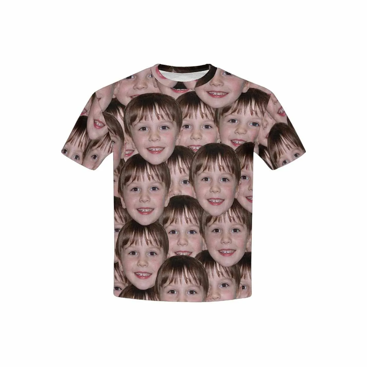 #6-15Y Custom Face Seamless Photo Kid's All Over Print T-shirt