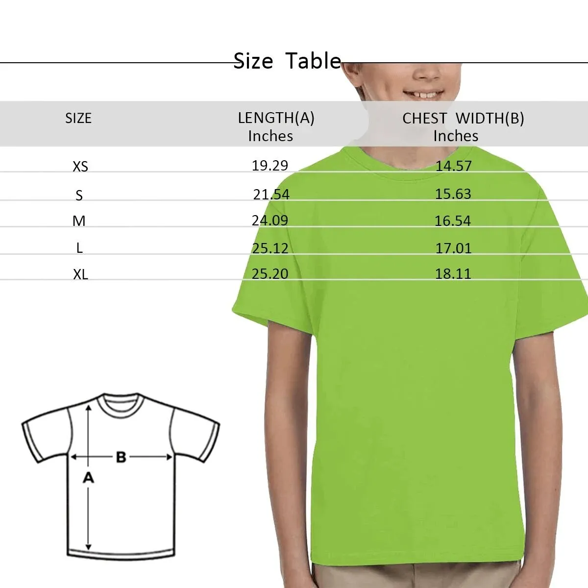 #6-15Y Custom Face Seamless Photo Kid's All Over Print T-shirt
