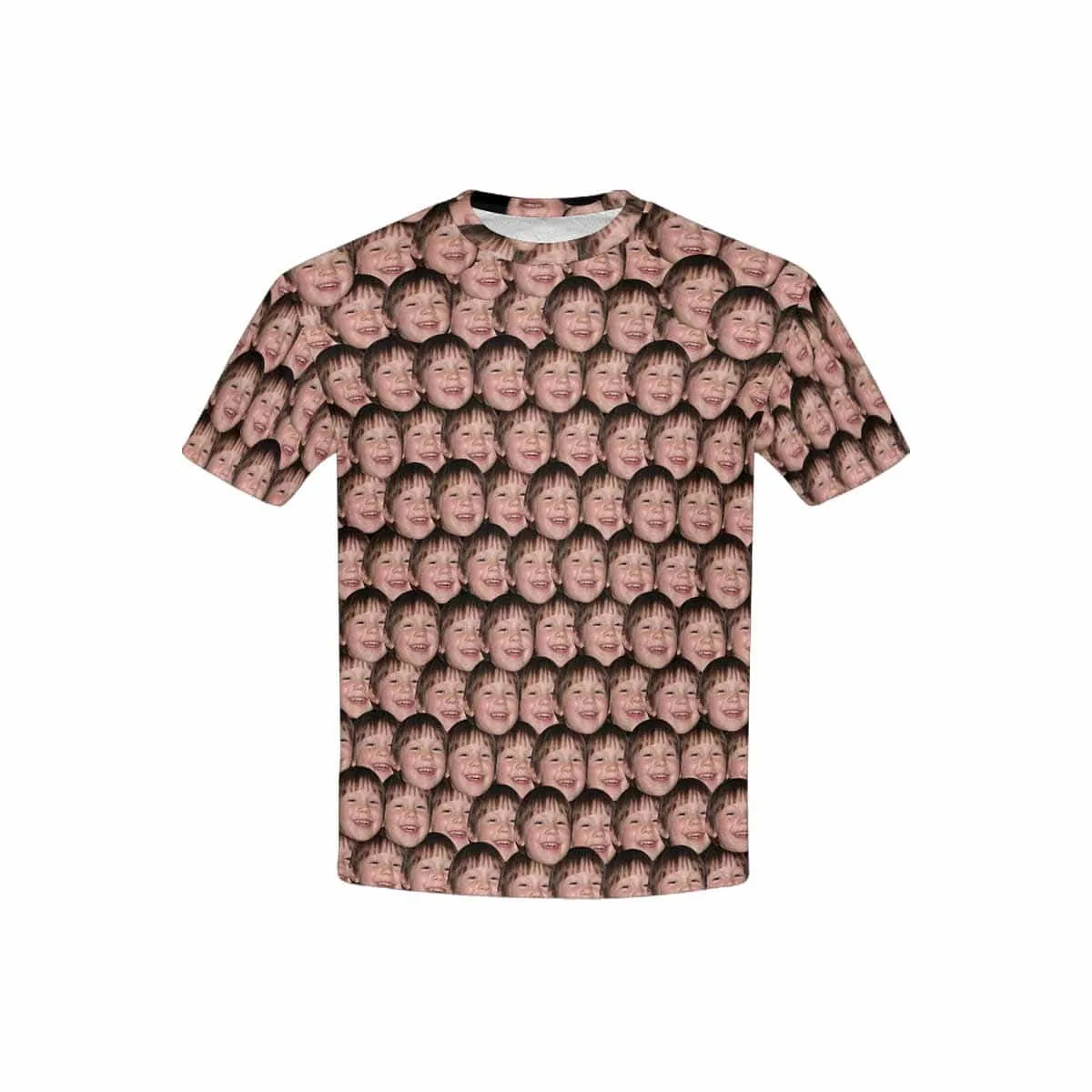 #6-15Y Custom Face Simple Kid's T-shirt