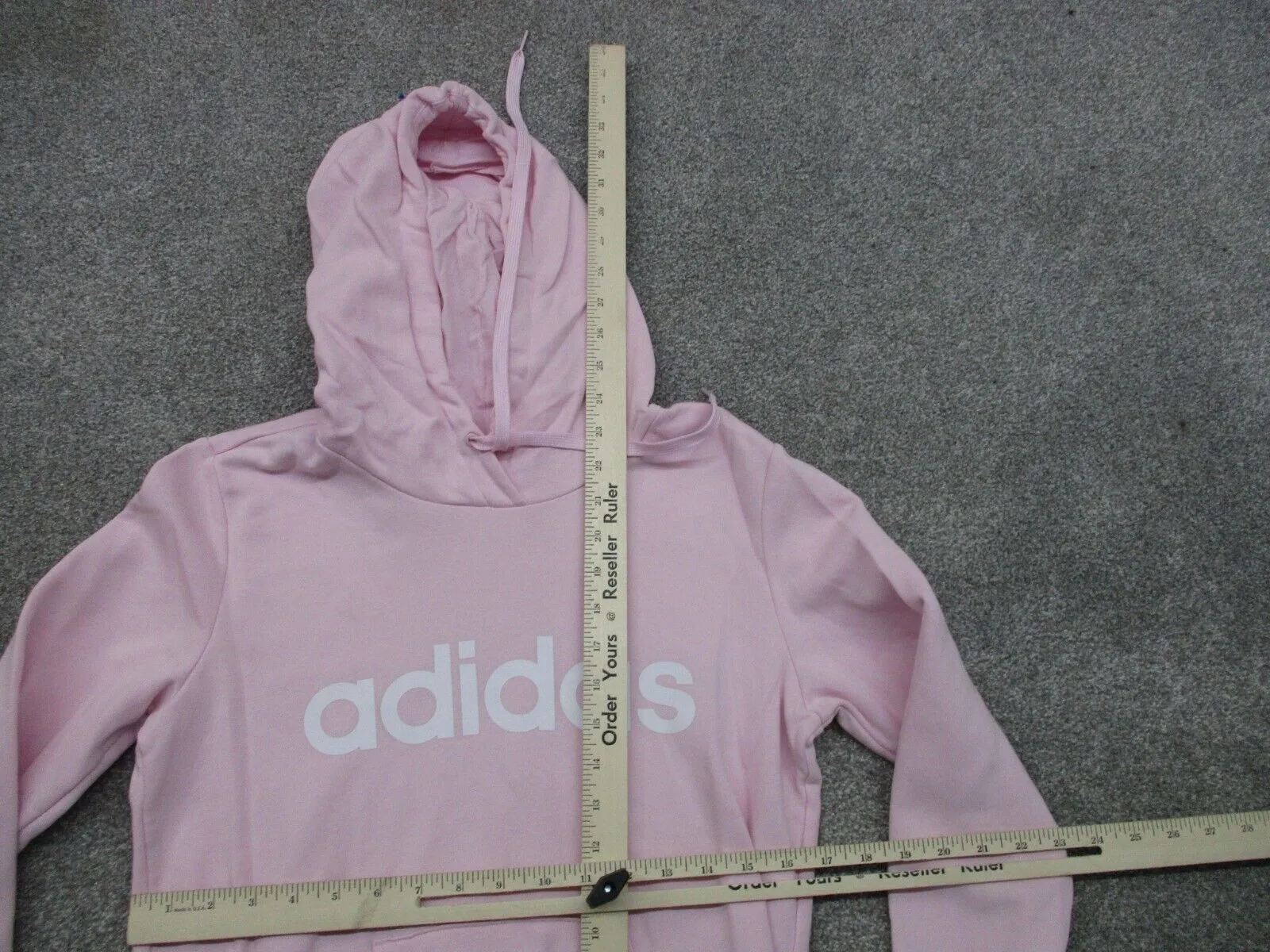 Adidas Activewear Hoodies Girls Small S Pink Long Sleeves Graphic Sports Logo