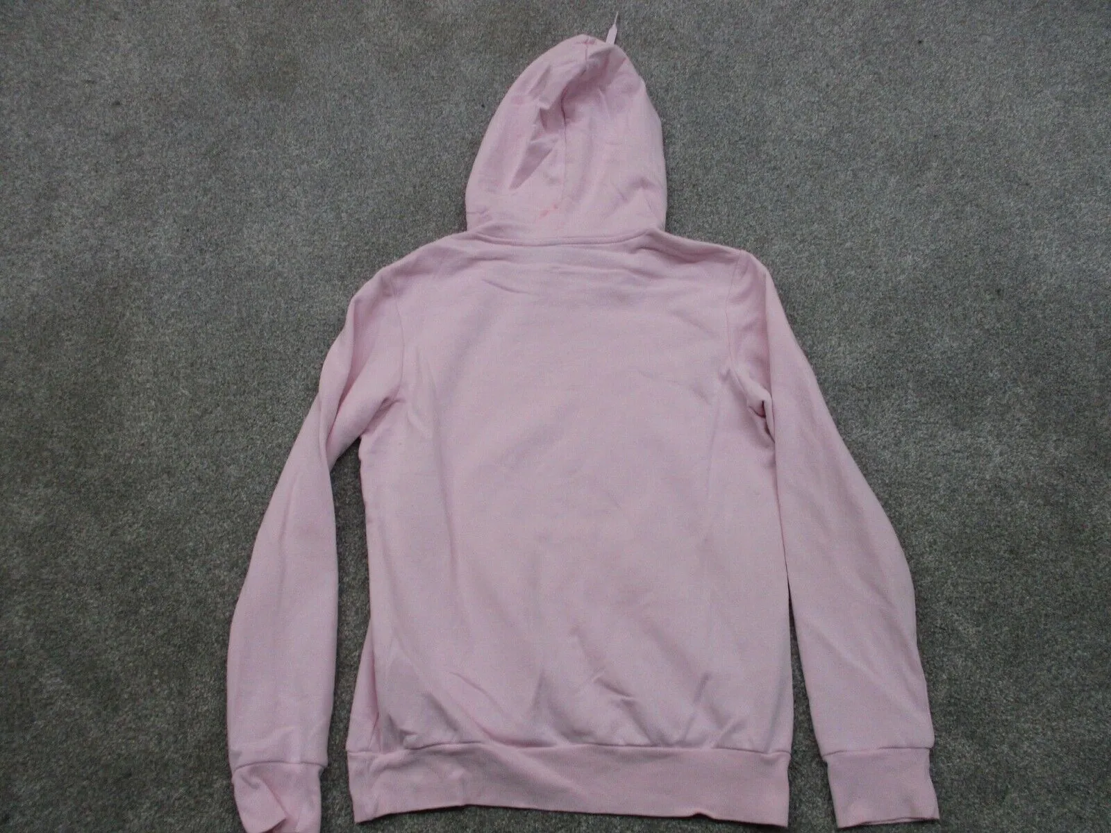 Adidas Activewear Hoodies Girls Small S Pink Long Sleeves Graphic Sports Logo