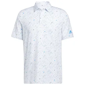 adidas Flag Print Polo Shirt - Blue Rush/Semi Mint Rush/Crew Navy