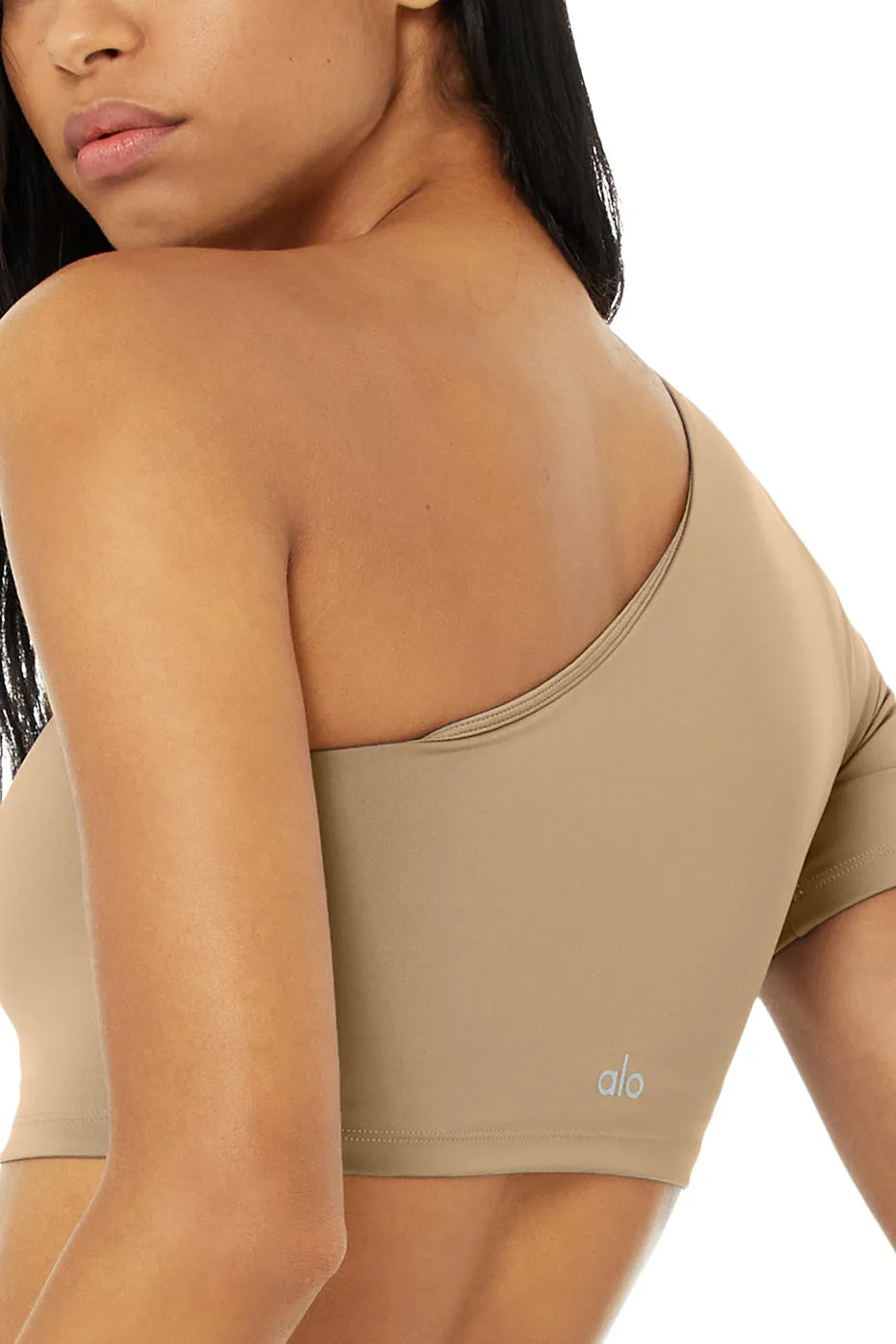 Airlift Wave Crop Short Sleeve - Gravel