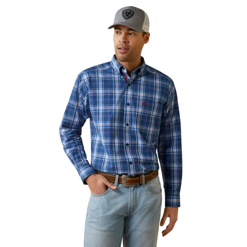 Ariat Pro Series Jaxton Classic Fit Shirt in Blue