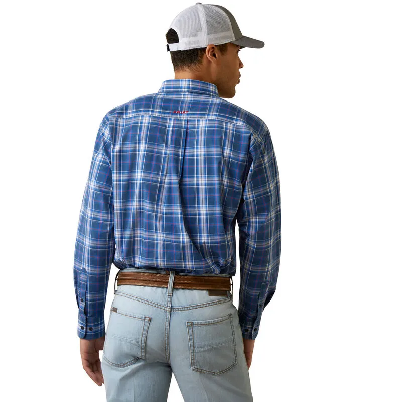 Ariat Pro Series Jaxton Classic Fit Shirt in Blue