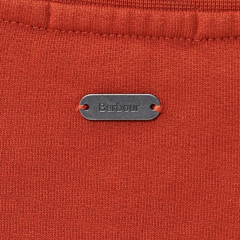Barbour Northumberland Ladies Crew Neck Sweatshirt - Spiced Pumpkin