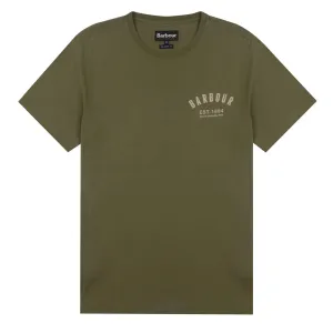 Barbour Preppy Tee Burnt Olive