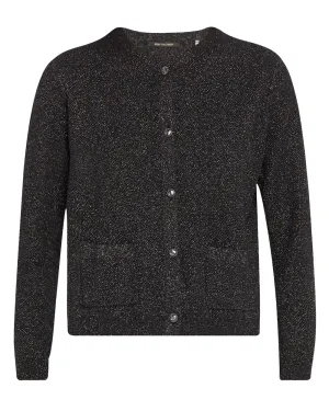 Black Lurex Cardigan