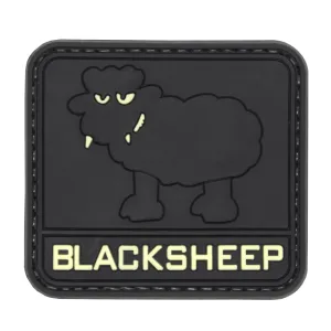 Blacksheep Glow in the Dark Patch Black