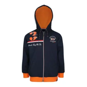 BOYS NAVY BLUE HOODIE TOP