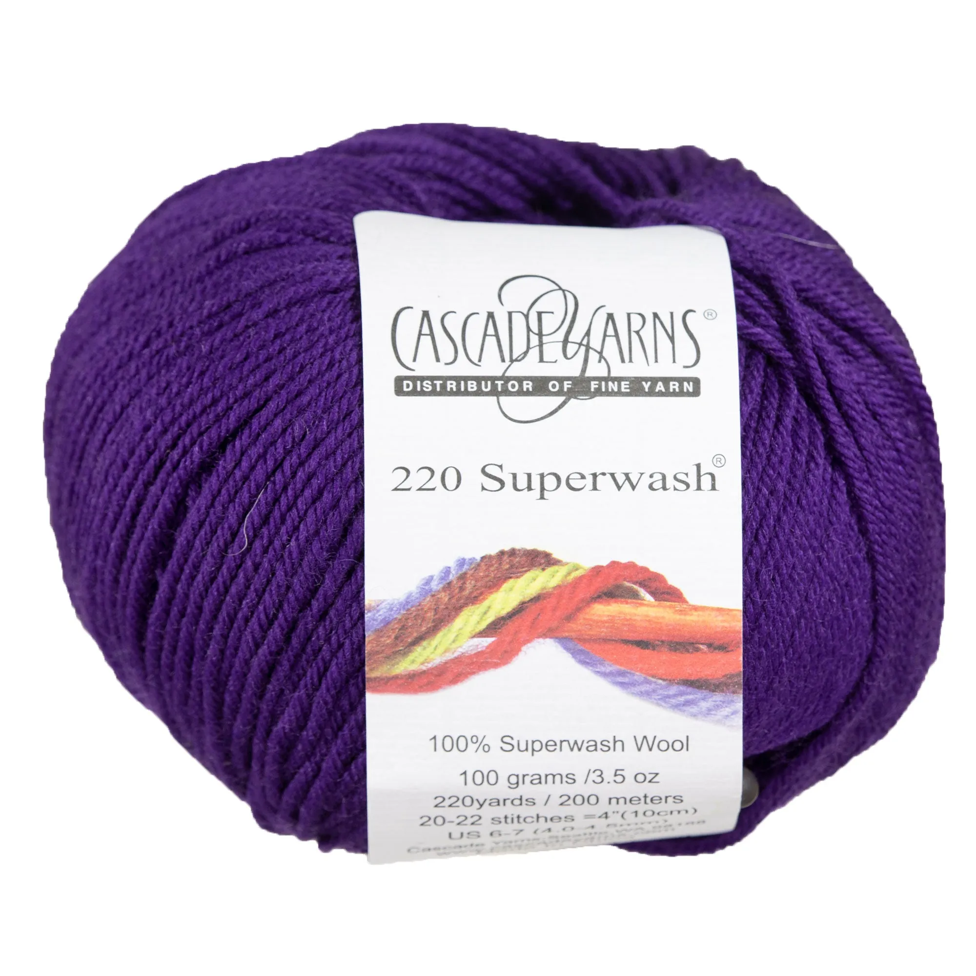 Cascade Yarns 220 Superwash Yarn - 0257 Violet Indigo