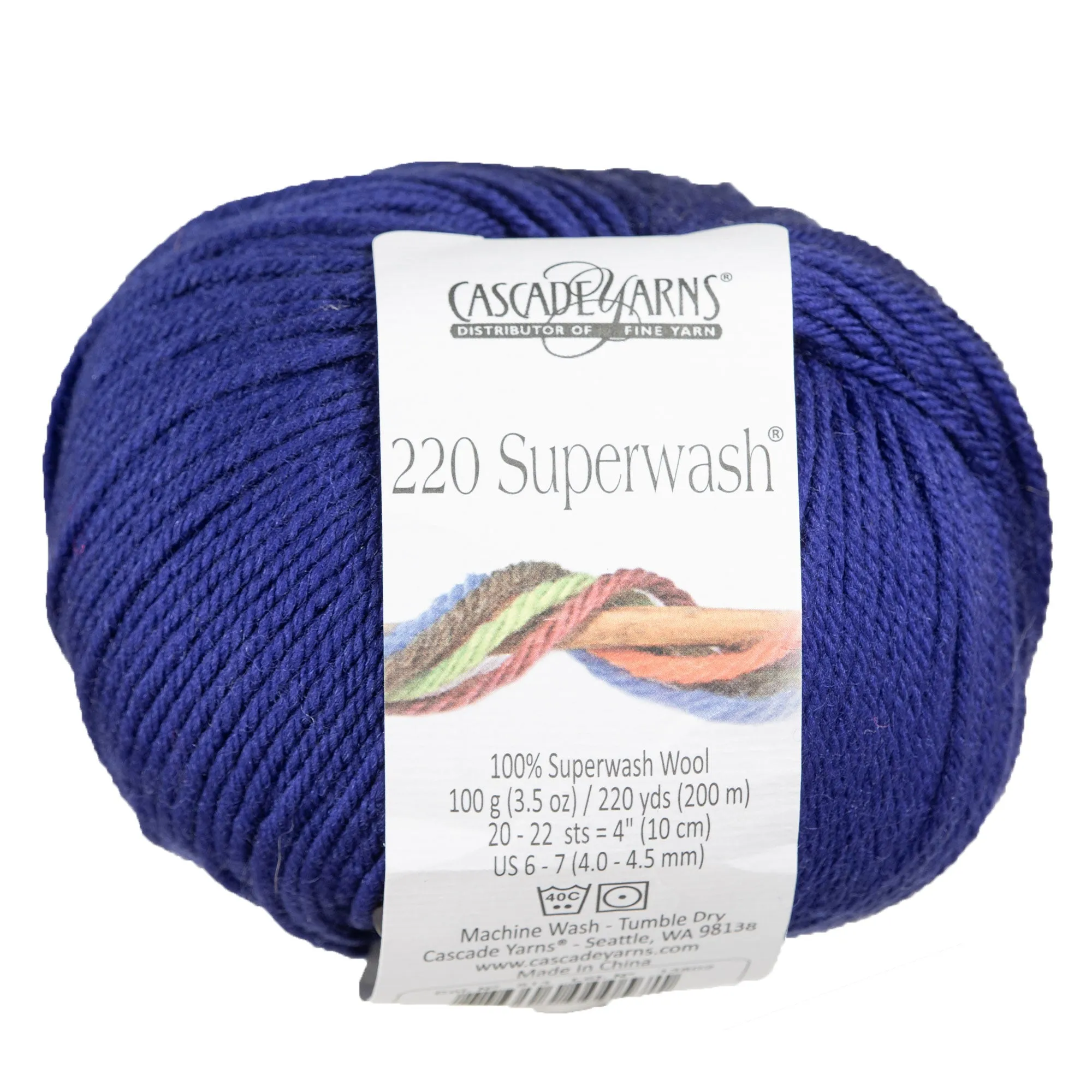 Cascade Yarns 220 Superwash Yarn - 0813 Blue Velvet
