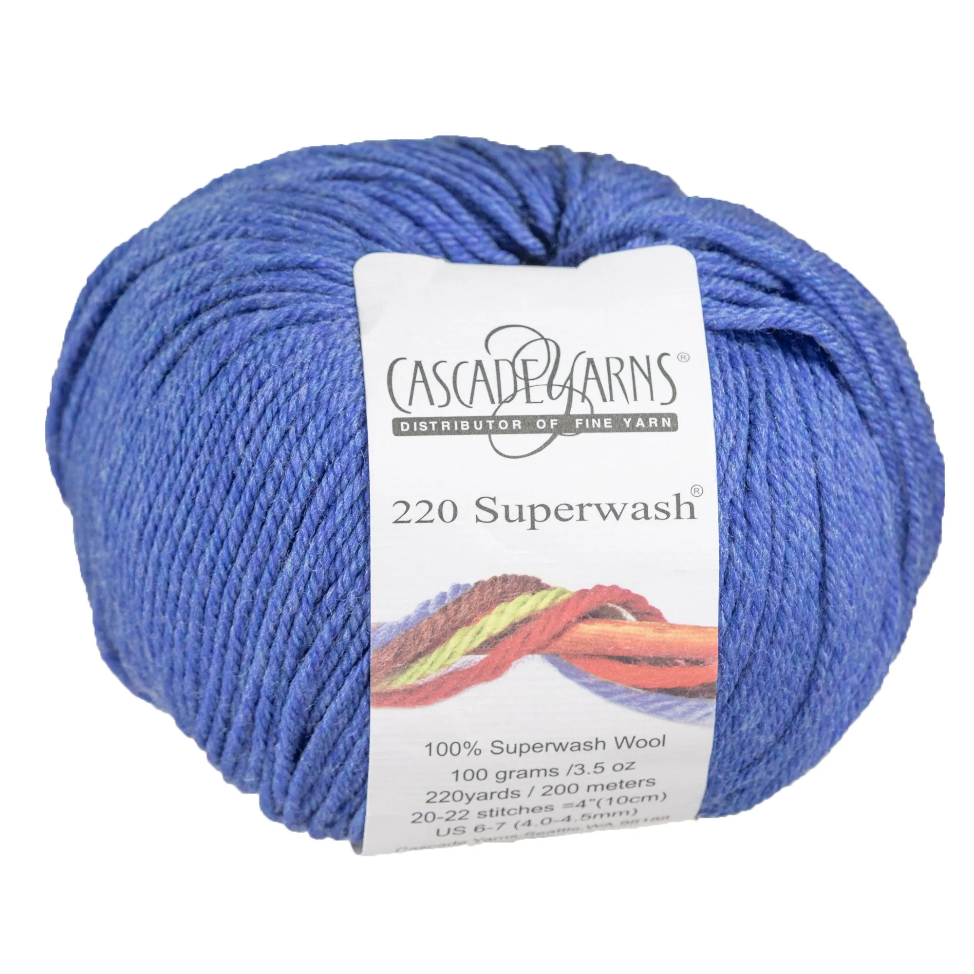 Cascade Yarns 220 Superwash Yarn - 1951 Sapphire Heather