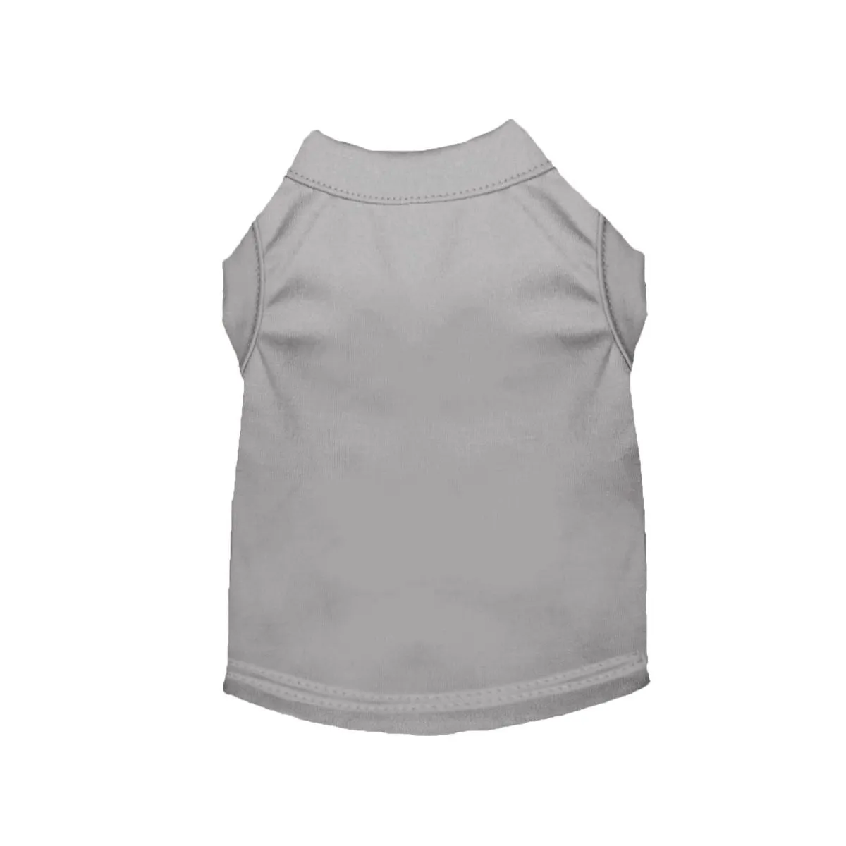 Cotton Blend Tee Shirt in Gray