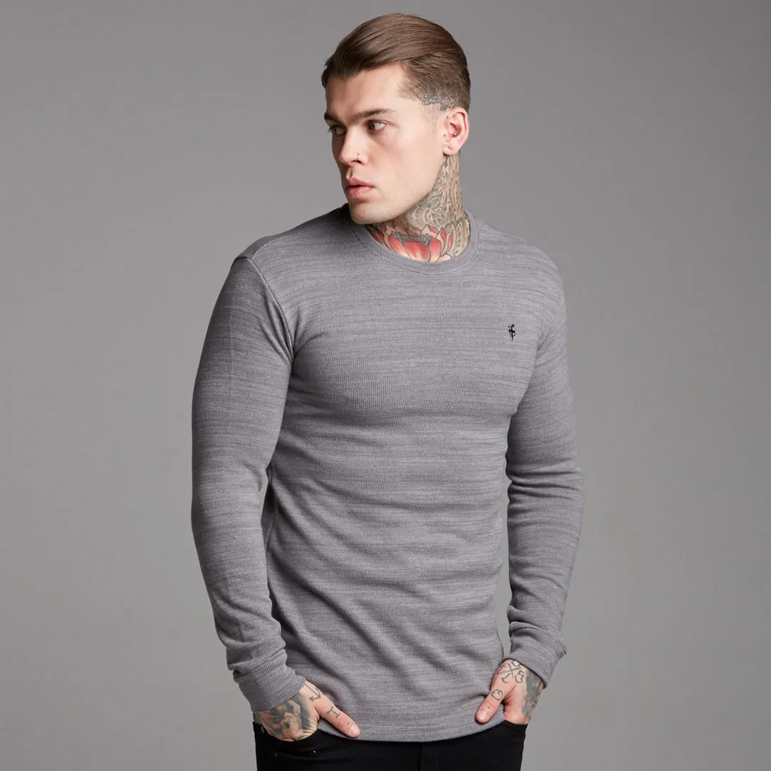 Father Sons Classic Grey Super Slim Sweater - FSH230