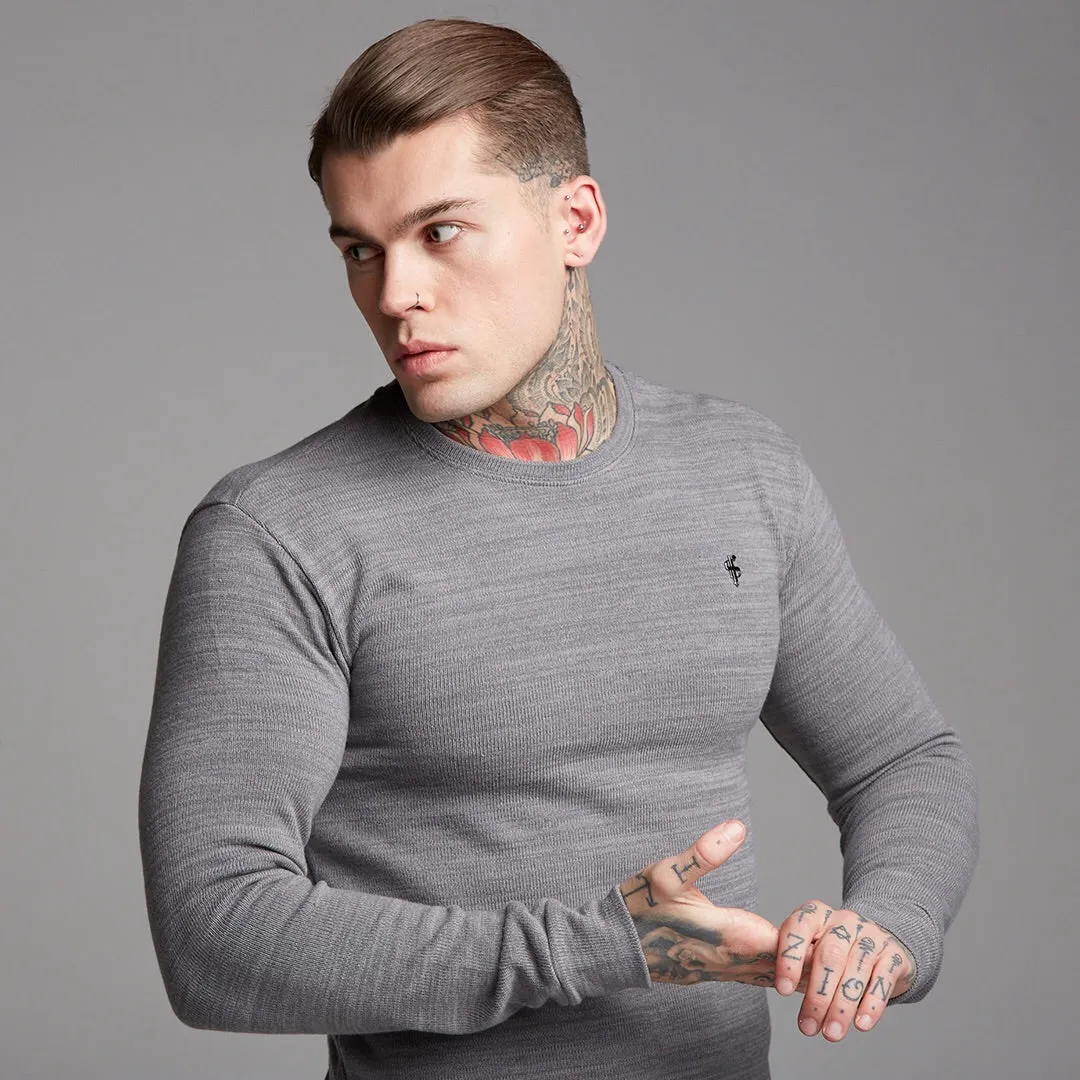 Father Sons Classic Grey Super Slim Sweater - FSH230