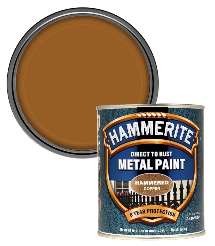 Hammerite Hammered Direct To Rust Metal Paint