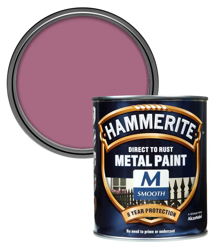 Hammerite Smooth Direct To Rust Metal Paint - 750ml