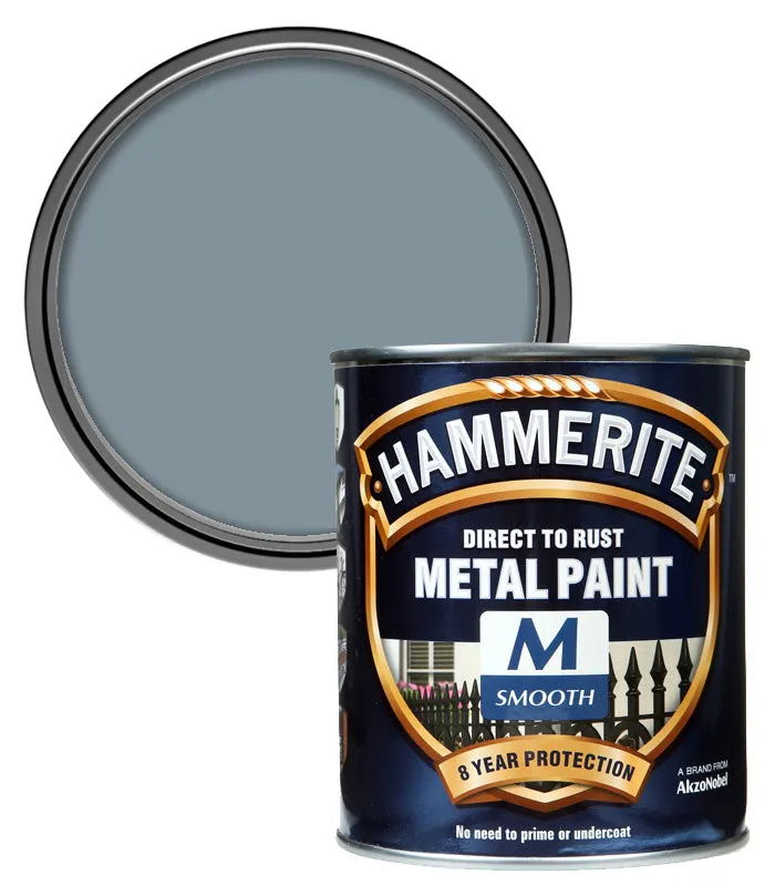 Hammerite Smooth Direct To Rust Metal Paint - 750ml