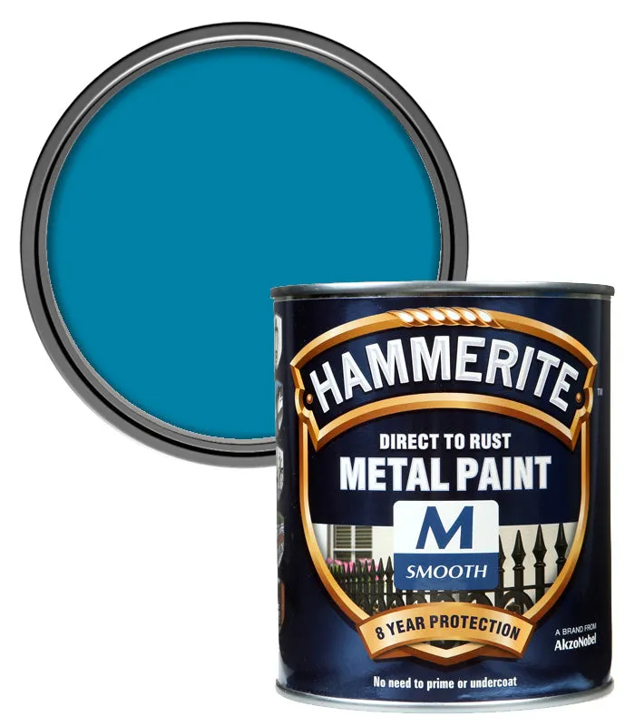 Hammerite Smooth Direct To Rust Metal Paint - 750ml