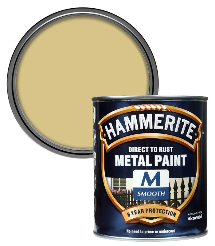 Hammerite Smooth Direct To Rust Metal Paint - 750ml