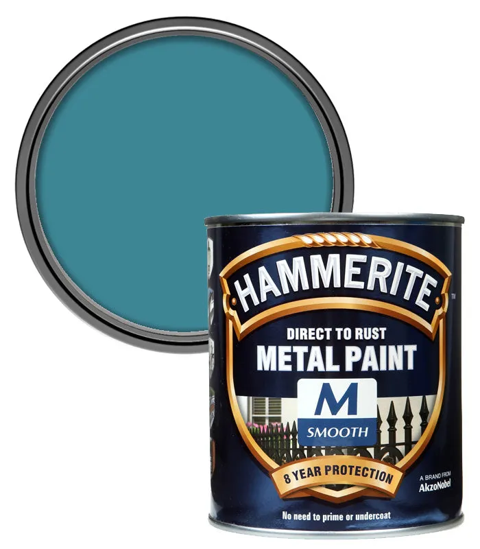 Hammerite Smooth Direct To Rust Metal Paint - 750ml