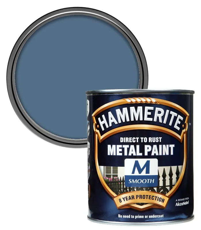 Hammerite Smooth Direct To Rust Metal Paint - 750ml