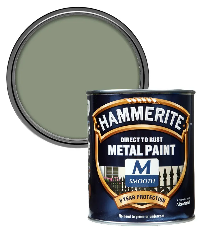 Hammerite Smooth Direct To Rust Metal Paint - 750ml