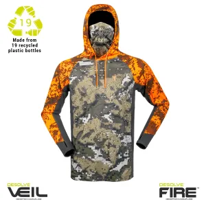 HUNTERS ELEMENT VANTAGE HOODIE DESOLVE FIRE