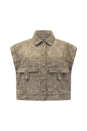 Jeanneth Tweed Vest