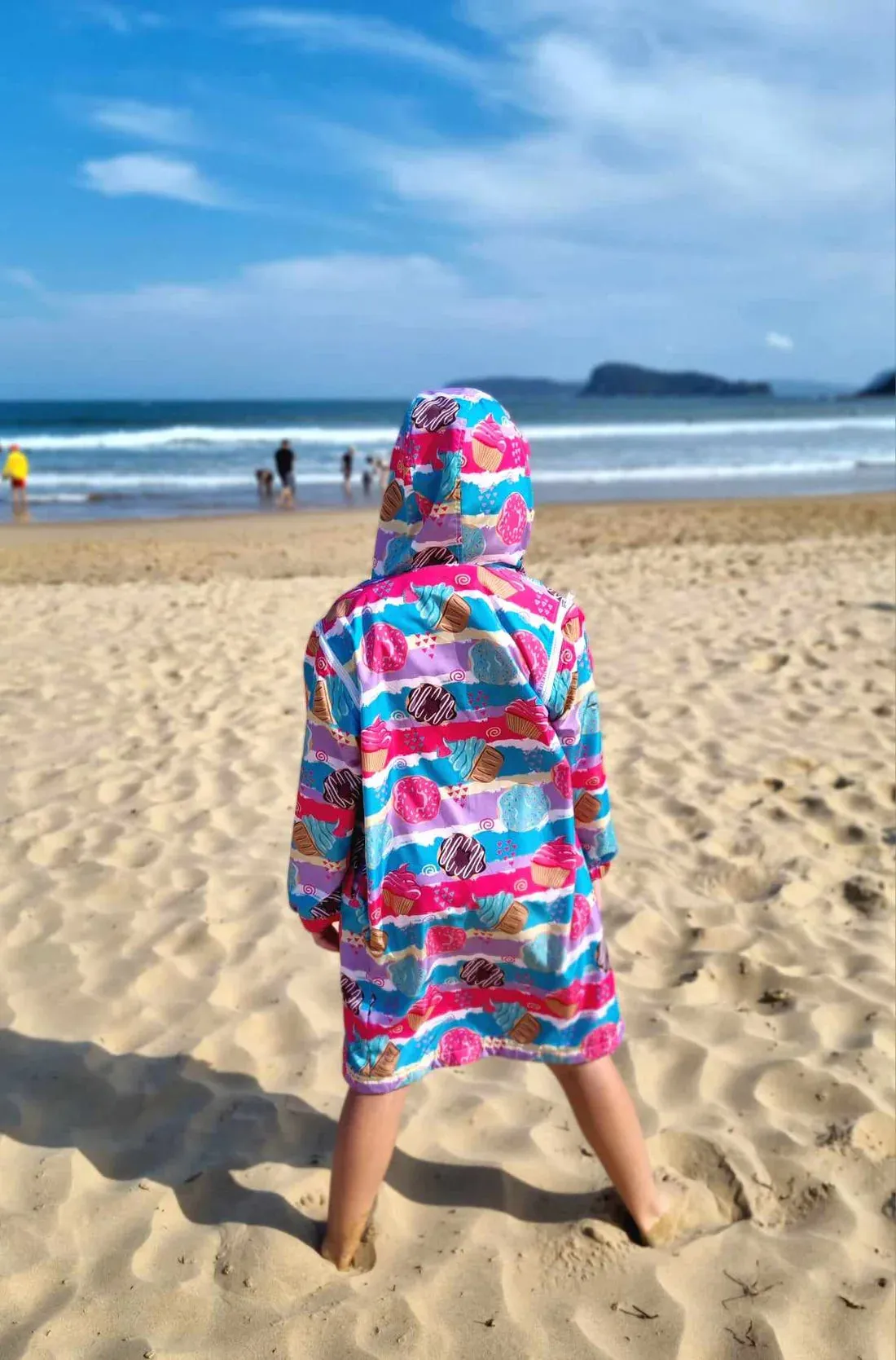 Kid's Schmik Convertible Swim Parka- Sweet Treats Print
