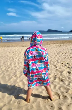Kid's Schmik Convertible Swim Parka- Sweet Treats Print