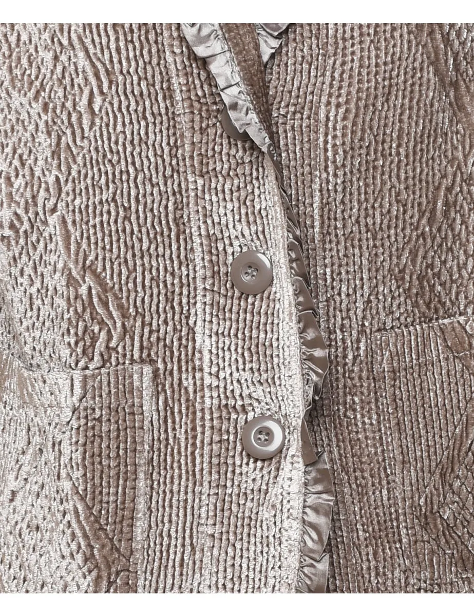 Light Brown Cardigan - M