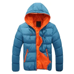 Men Hooded Coats Winter Thermal Jackets Man Outdoor Windbreaker Windproof Outwears Fashion Casual Jacket Male Clothing