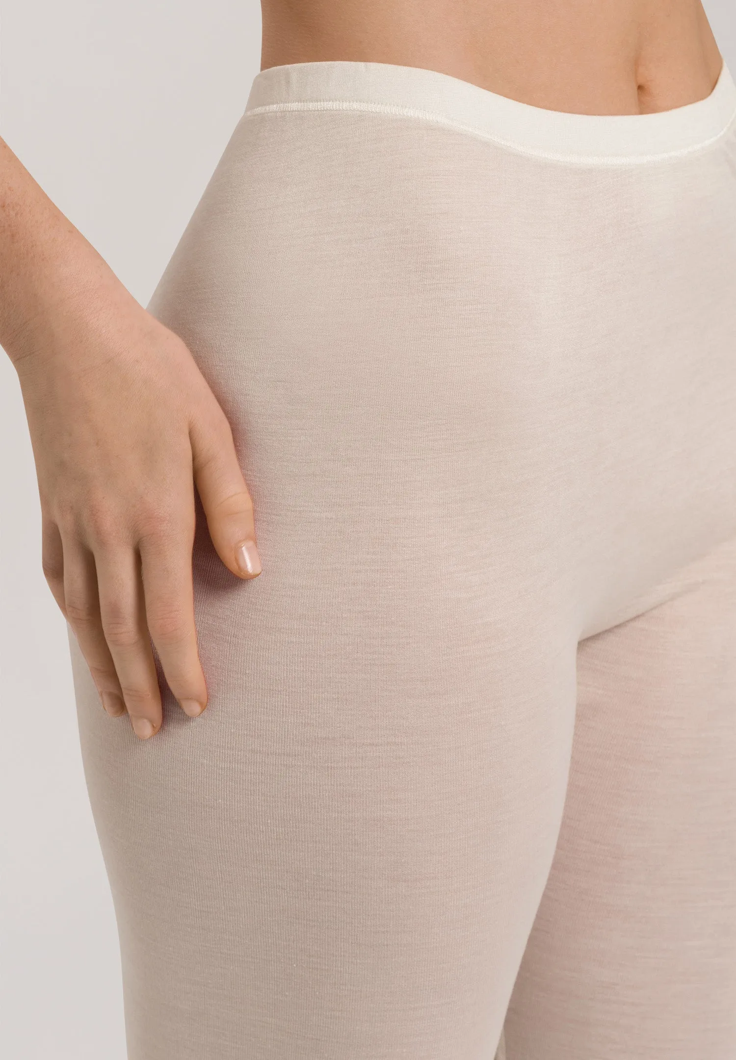 Pure Silk Leggings | Pale Cream 71710-116