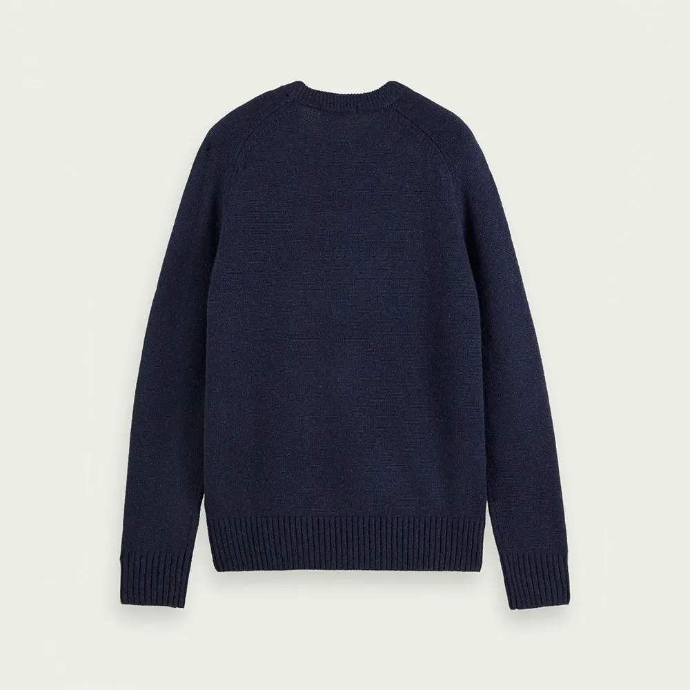 Relaxed Crewneck Sweater (Night)
