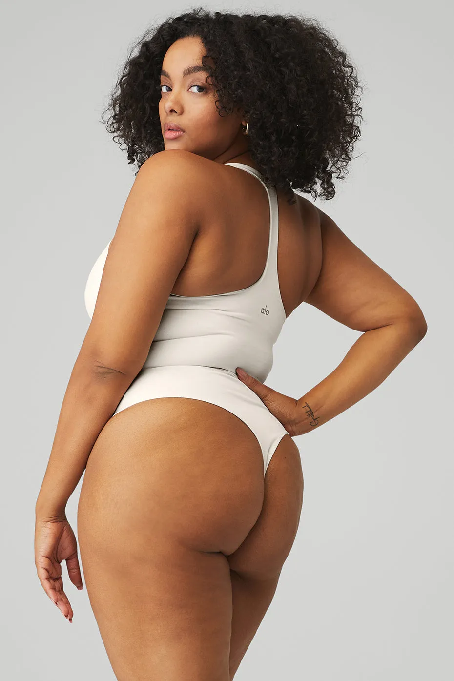 Sleek Back Bodysuit - Ivory
