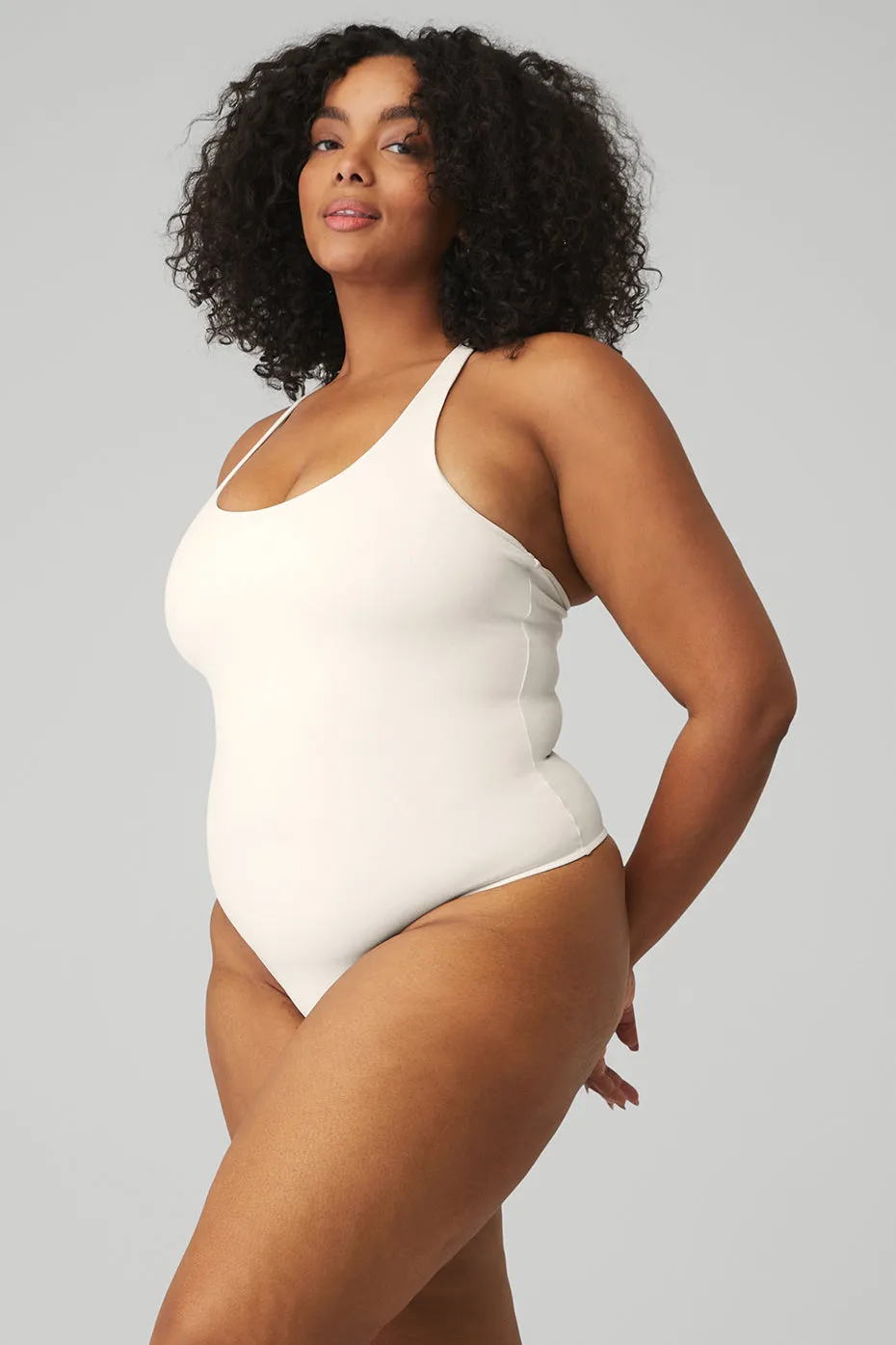 Sleek Back Bodysuit - Ivory