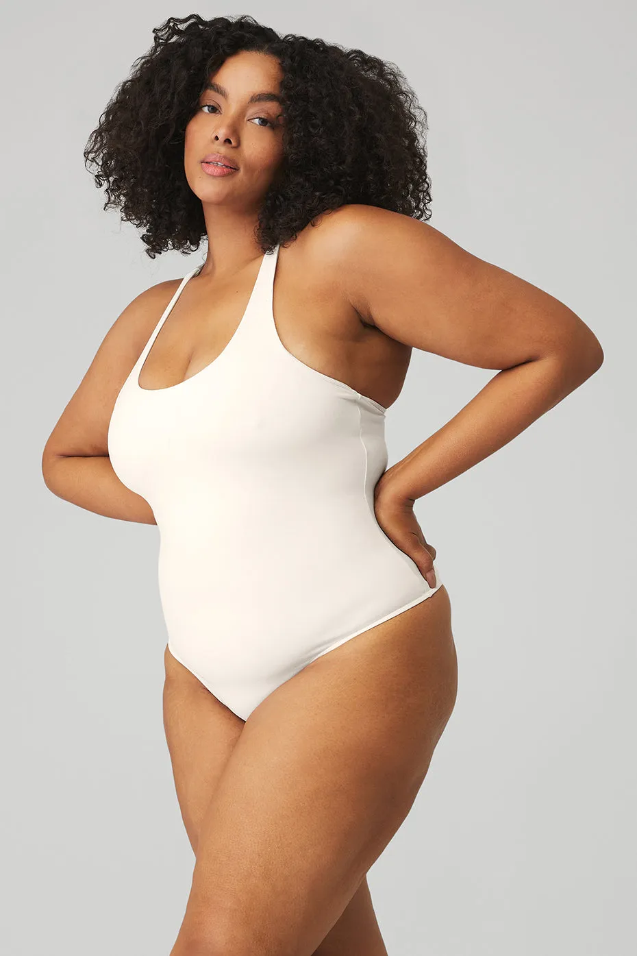 Sleek Back Bodysuit - Ivory
