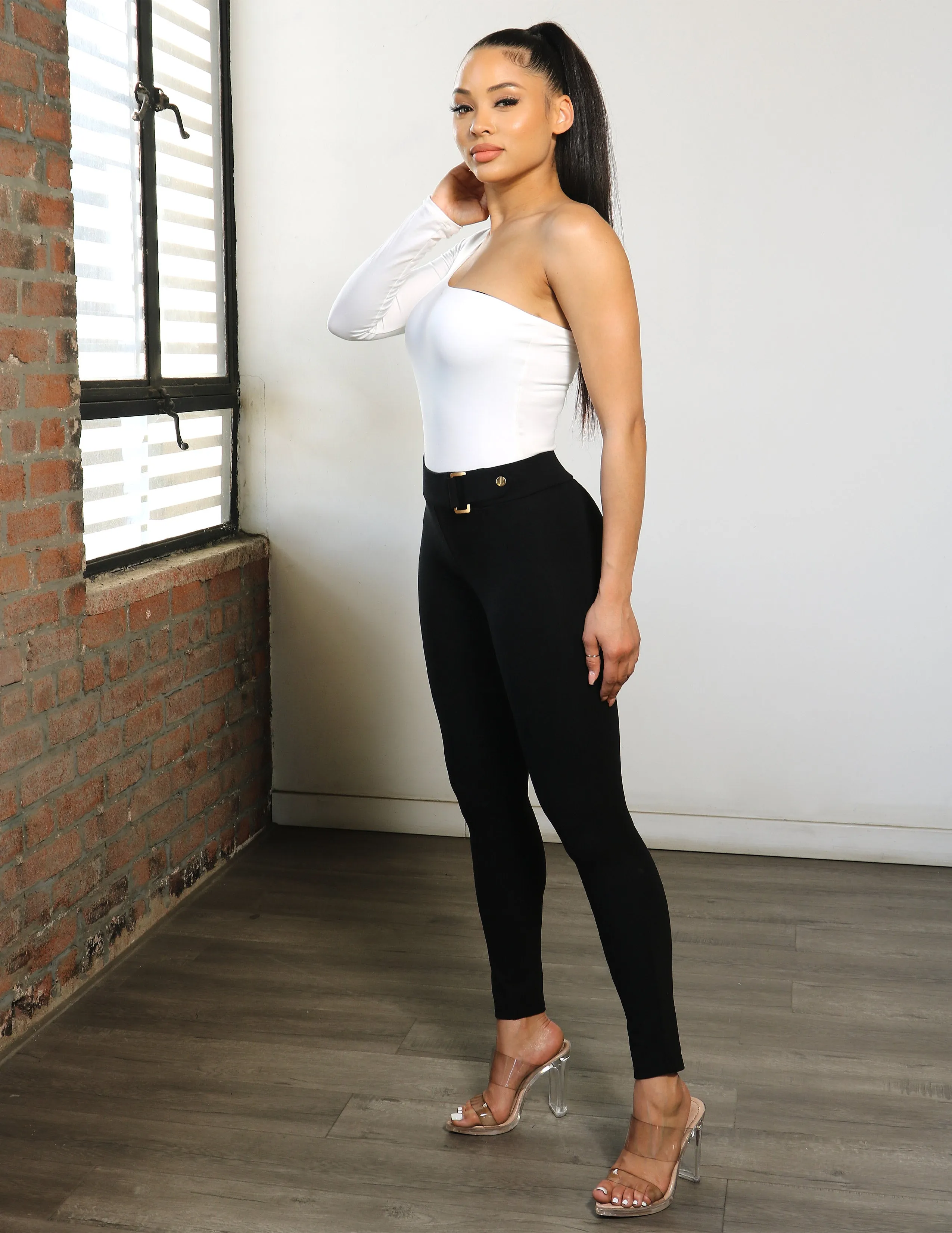 Sophia Ponte Pull On Skinny Pant
