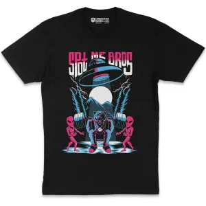 Spot Me Bros - on Black tee