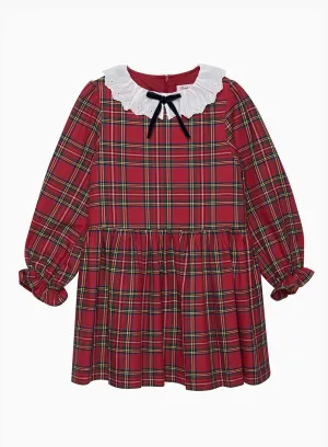 Tabitha Willow Dress in Red Tartan