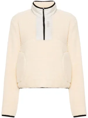 teddy-effect thermal sweatshirt