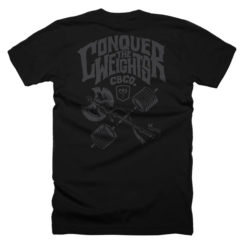 The Axe & The Barbell - Murdered Out tee