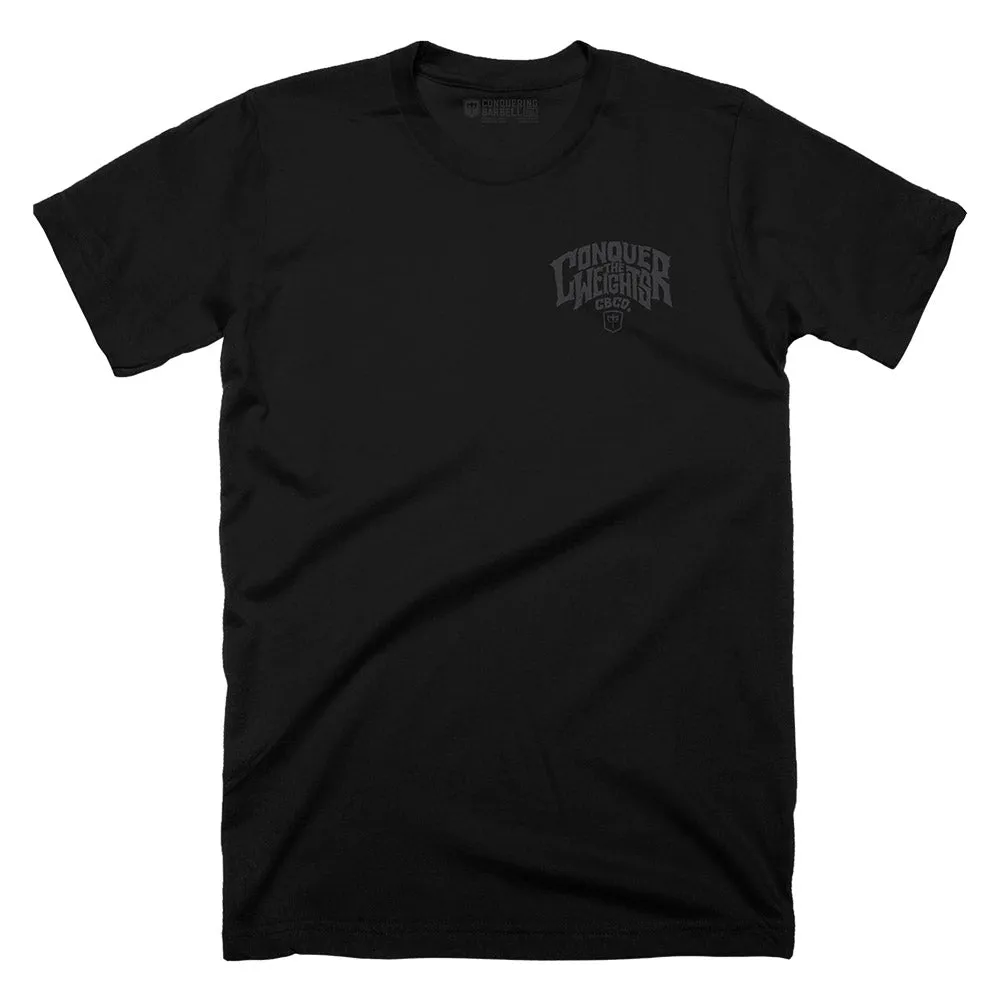 The Axe & The Barbell - Murdered Out tee