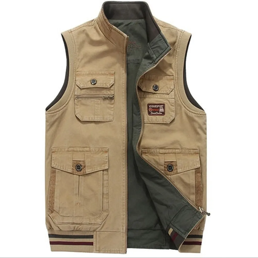 UNION ARMY - Original Men Military CLothing Waistcoat Army Tactical Many Pockets Vest Sleeveless Jacket Plus Size 6XL 7XL 8XL 9XL Big Male Travel Coat